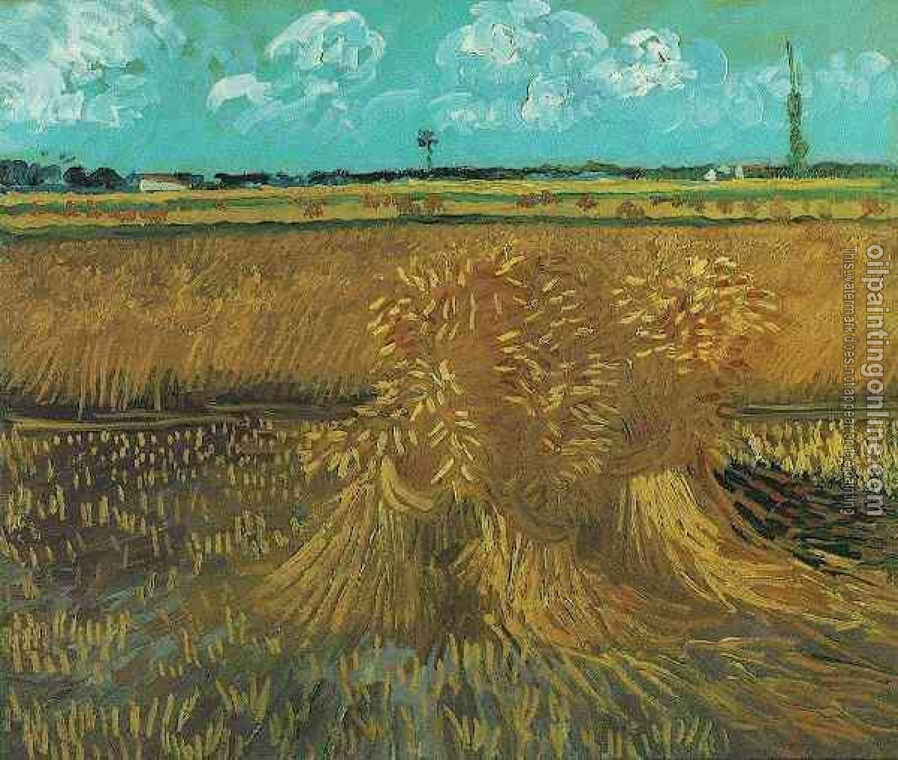 Gogh, Vincent van - Wheat Field with Sheaves